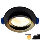 LED inbouwspot 5W DimToWarm 85mm 36gr rond verstelbaar zwart LED inbouwspot 5W DimToWarm 85mm 36gr rond verstelbaar zwart