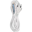 Eurosnoer 2x0,75 mm², Wit 5m PVC Kabel Eurosnoer 2x0,75 mm², Wit 5m PVC Kabel