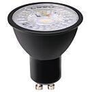 LED spot GU10 230V 3-35W 60gr zwart 4000K dimbaar LED spot GU10 230V 3-35W 60gr zwart 4000K dimbaar