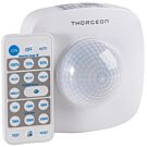Aanwezigheidsmelder IR opbouw plafond 360 graden IP65 wit +AB Aanwezigheidsmelder IR opbouw plafond 360 graden IP65 wit +AB