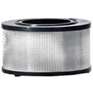 Nilfisk stofzuiger HEPA filter H-class Ø140X75 107413555