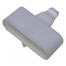 Aeg / Electrolux Deurhaak kunststof wit ZS110R / TD230T 1250271028