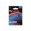 Hycell knoopcel batterij lr41 4 stuks