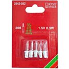 Konstsmide 2642-052 reservelamp 1,5V 0,3W 208 delige kerstverlichting