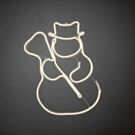 Konstsmide led-slang silhouet kerstman 3099-102