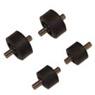 Nilfisk wieltjes set handy zuigmond 2in1 31000487 