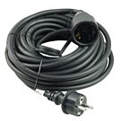 Technik Verlengsnoer Neopreen 20m IP44 Zwart Technik Verlengsnoer Neopreen 20m IP44 Zwart