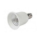 Verloopfitting wit E14 naar E27 6070006 