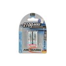 ansmann oplaadbare batterij AA 2100mah 2 stuks