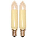 konstsmide 5038-120 led reservelampje 8-55v 0,1w e14 warm wit kerstverlichting 2 stuks