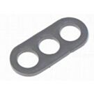 ophangplaatje 3 gaten zwart 601205 ophangplaatje 3 gaten zwart 601205