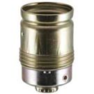 Lamphouder E27 metaal glad m10x1 messingkleurig 190 graden Lamphouder E27 metaal glad m10x1 messingkleurig 190 graden