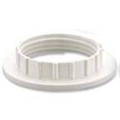 Fitting ring e27 wit  kunststof 37000