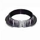 Fittingring E14 zilverkleurig kunststof 160-12