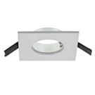 Inbouwarmatuur Verona 1v vierkant aluminium