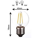 Hope LED Kogel E27 2200K Helder Filament