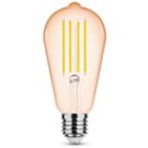 Modee LED ST64 E27 4-28W 1800K filament amber dimbaar