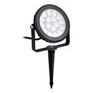 RGB-CCT LED tuinspot IP65 9W rond zwart RGB-CCT LED tuinspot IP65 9W rond zwart