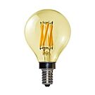 Hope LED kogel E14 3-30W filament goud dimbaar Hope LED kogel E14 3-30W filament goud dimbaar
