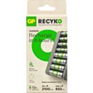 GP Batterijlader USB 6H met 4xAAA en 4xAA batterij