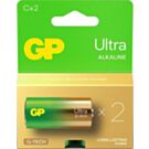 GP Ultra Alkaline batterij C blister(2)