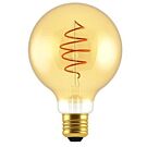 Nordlux LED Globe G95 E27 4,9-35W 2200K filament spiraal gold dimbaar Nordlux LED Globe G95 E27 4,9-35W 2200K filament spiraal gold dimbaar