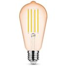 Modee LED ST64 E27 4-28W 1800K filament amber dimbaar