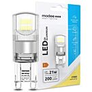 Modee G9 LED 230V 1,9W 2700K - Energiezuinig Modee G9 LED 230V 1,9W 2700K - Energiezuinig
