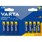 Varta Longlife Power AAA Batterijen 8-pack Varta Longlife Power AAA Batterijen 8-pack