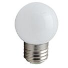 LED kogellamp E27 mat warm melkwit 2W dimbaar