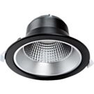 LED downlighter zwart reflector 28W Tri-White
