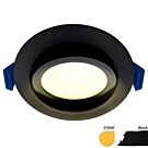 EcoDim LED inbouwspot 5W, IP54, dimbaar zwart EcoDim LED inbouwspot 5W, IP54, dimbaar zwart