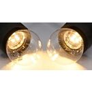 Heldere LED Kogellamp E27 1W Warm Wit