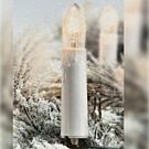 Kaarsverlichting 16 leds warm wit 400cm voor binnen