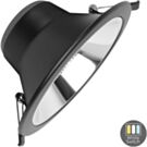 LED downlighter zwart reflector 20W Tri-White dimbaar