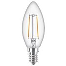 Philips LED Kaarslamp E14 2-25W 2700K Helder Philips LED Kaarslamp E14 2-25W 2700K Helder