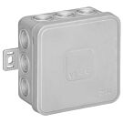Kabeldoos IP54 grijs vierkant 85x85x41mm Kabeldoos IP54 grijs vierkant 85x85x41mm