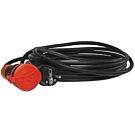 Kel Verlengsnoer Buiten 25m Rubber IP44