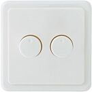 Afdekraam PEHA LW voor DUO LED dimmer EcoDim Afdekraam PEHA LW voor DUO LED dimmer EcoDim