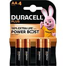 Duracell Plus AA Alkalinebatterij Blister (4 Pack) Duracell Plus AA Alkalinebatterij Blister (4 Pack)