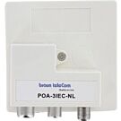Coax opdruk verdeler 3-voudig IEC - TV-DATA-RADIO