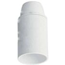Fitting, lamphouder wit E14 glad kunststof M10x1 211022/5/EL Fitting, lamphouder wit E14 glad kunststof M10x1 211022/5/EL