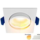 LED inbouwspot 5W DimToWarm 85mm 36gr vierkant verstelbaar wit