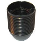 Lampfitting, lamphouder E27 zwart met vol buitendraad 605310 Lampfitting, lamphouder E27 zwart met vol buitendraad 605310