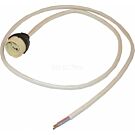 Fitting, lamphouder GU10/GZ10 met aansluitkabel 1000mm 855 001/1000/3/EL