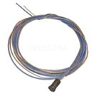 Fitting, lamphouder rond G4 zwart TF20 met aansluitsnoer 130cm