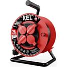 Kabelhaspel H05 3x1,5qmm 25m rood IP44
