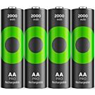 GP NiMH oplaadbare batterij AA 2000mA blister(4)