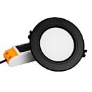 RGB-CCT LED Downlighter 6W zwart RGB-CCT LED Downlighter 6W zwart