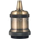 industrie fitting brons aluminium e27 retro 139692 bailey lamphouder